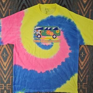 Port and‎ Company Tie-Dye Shirt with Van Design
